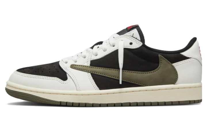 Jordan Jordan 1 Retro Low OG SP Travis Scott Olive Women's