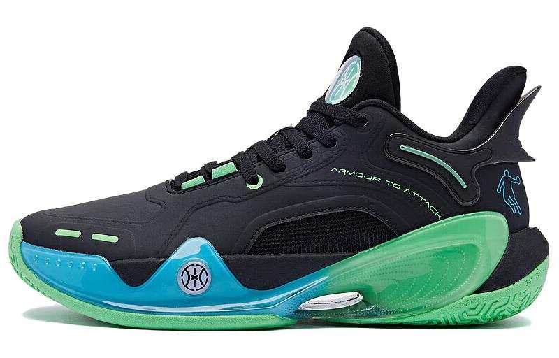 QIAODAN Halberd 6 Q KUNGFU LIGHT Basketball Shoes Men's Black Blue