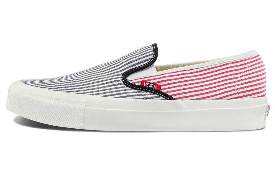 Vans Style 48 Lx Casual Fashion Skate Shoes Unisex Blue Pink Stripe 'Blue Pink'