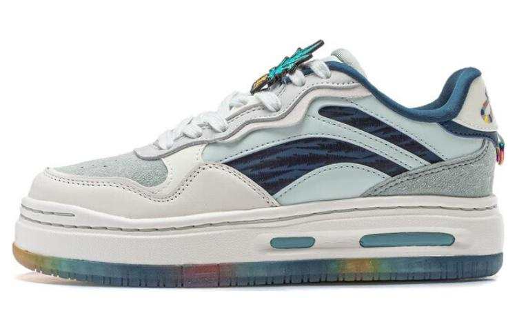 Li-Ning Li Ning Future C1 Skateboard Shoes Women's Low Top Green White Blue