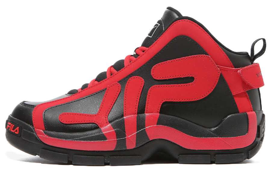 FILA Y/Project x FILA Grant Hill 2 Leather High top Vintage Basketball Shoes Unisex Black Red Korean Style