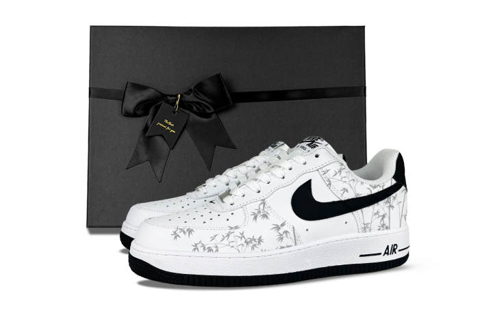 Nike Nike Air Force 1 Leather Slip Resistant Low top Skateboard Shoes Men's White