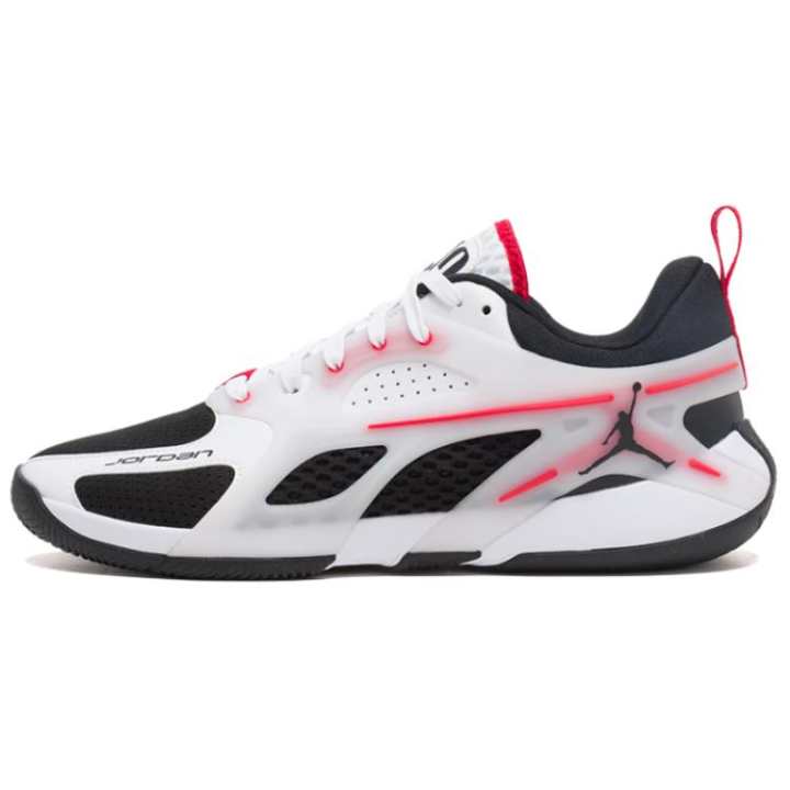 Jordan Jordan Heir Comfortable Abrasion Resistant Breathable Low top Basketball Shoes Men's White