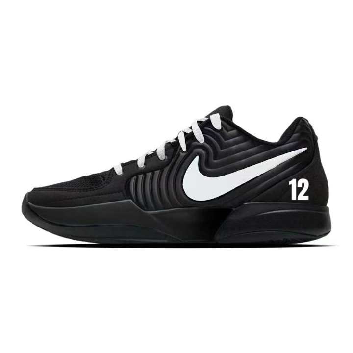 Nike Nike Ja Morant 2 Cushioning Low top Basketball Shoes Men's Black White