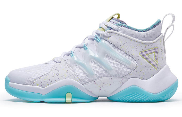 PEAK Taichi Lightning Cushioning Abrasion Resistant Cushioning, Wear Resistant Mid top Performance Basketball Shoes