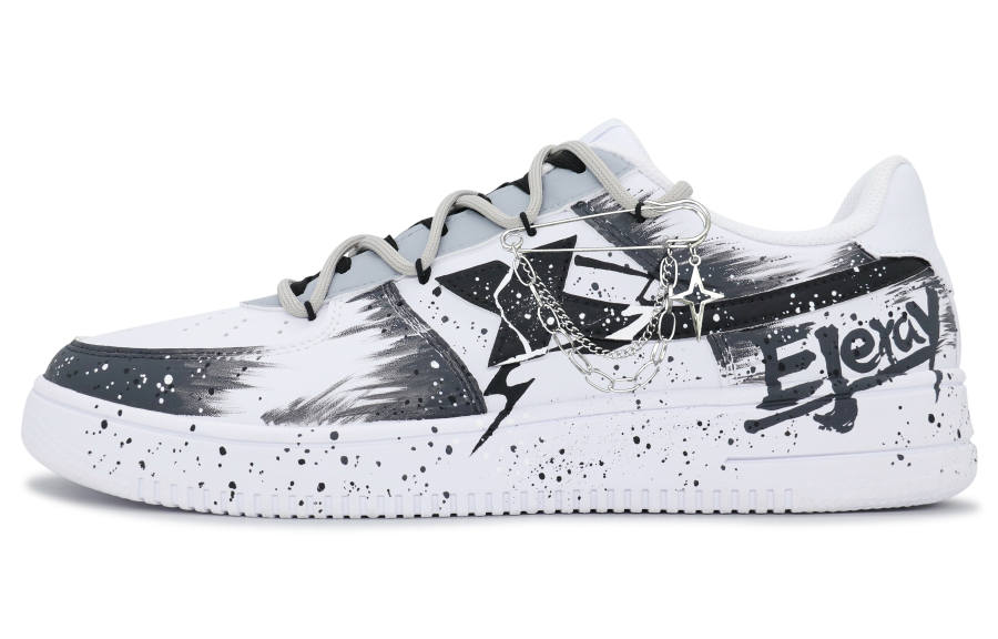 XTEP XTEP Skate Shoes Men's Low Top Black/White/Gray