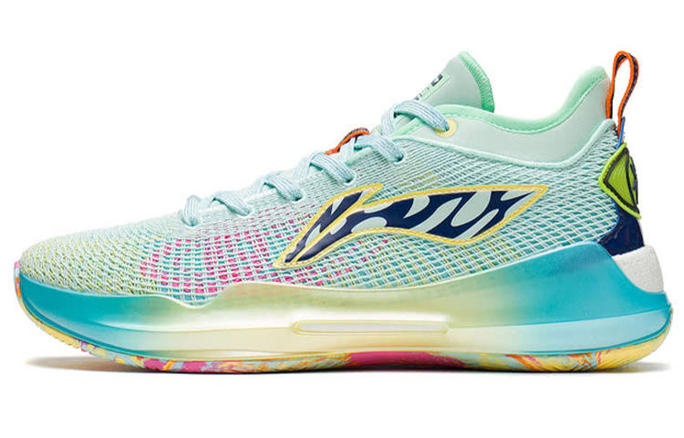 Li-Ning Li Ning YuShuai 13 Boom Basketball Shoes Men's Low Top Water Wave Green