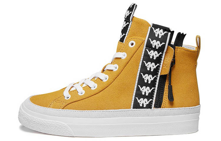 Kappa BANDA High top Skateboard Shoes Unisex Yellow