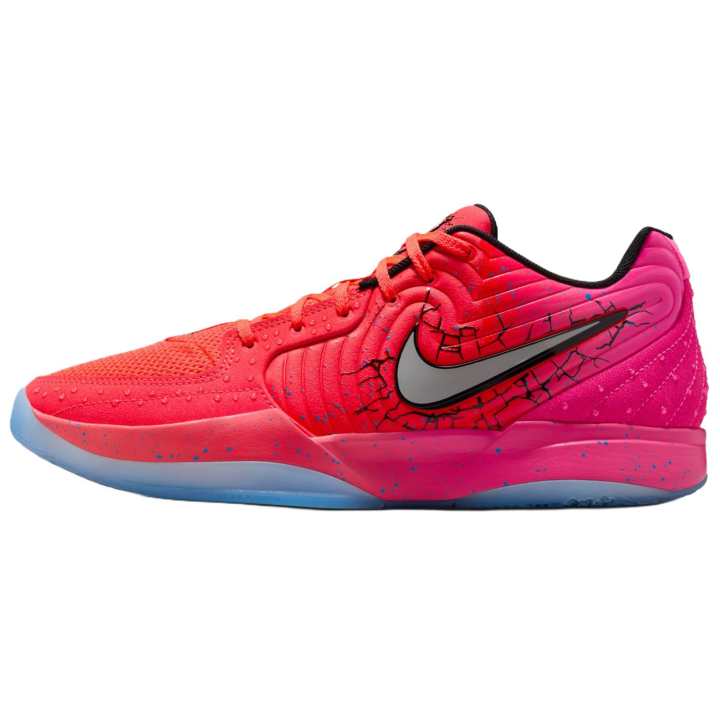 Nike Kool Aid x Nike Ja Morant 2 Abrasion Resistant Low top Basketball Shoes Men's Dark Red