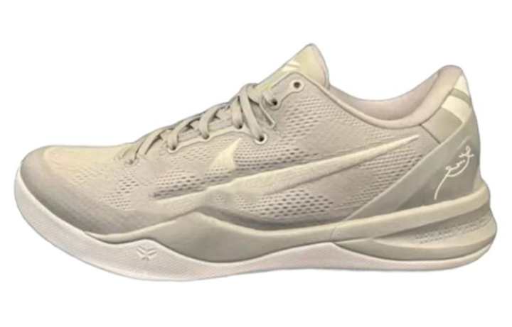 Nike Nike Kobe 8 Protro Cushioning, Wear Resistant Low top Basketball Shoes Men's Beige Gray