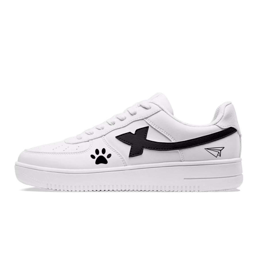 XTEP Air Force 1 Abrasion Resistant Slip Resistant Low top Skateboard Shoes Unisex White