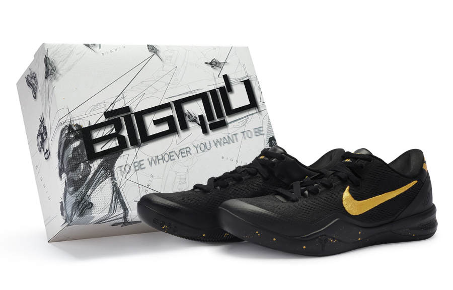 Nike Nike Kobe 8 811 Manufacturing, Gilded Years, Special Shoe Box Lakers Cushioning Slip Resistant Abrasion Resistant