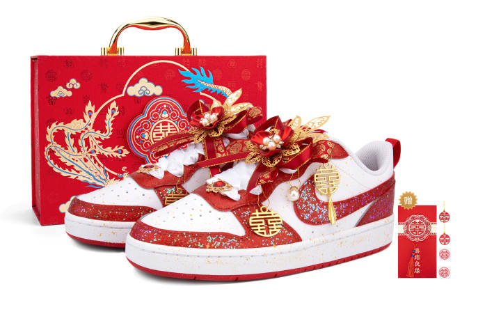 Nike Nike Court Borough 2 Low top Skateboard Shoes Women's Red