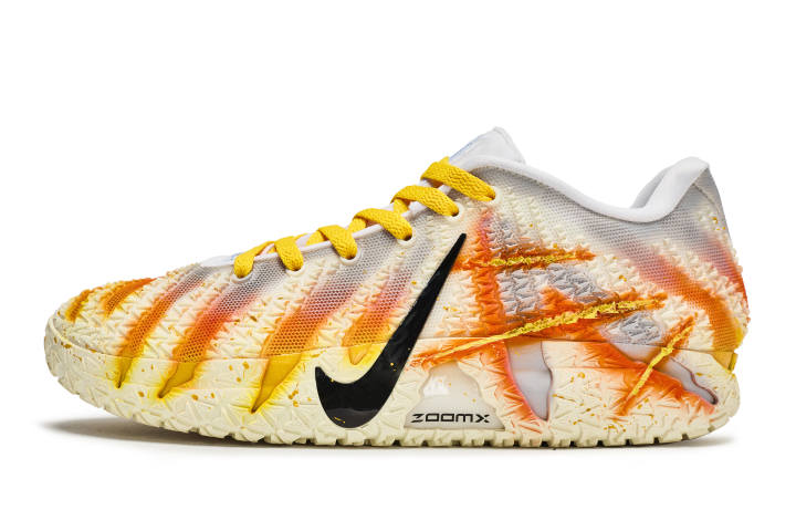 Nike Nike Ja Morant 3 811 Manufacturing, Fiery Scratch Mesh, Textile Cushioning, Wear Resistant Low top Basketball Shoes