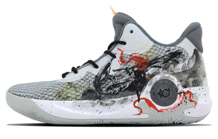 Nike Nike KD Trey 5 IX Basketball Shoes Unisex Mid Top Black/Gray/Red