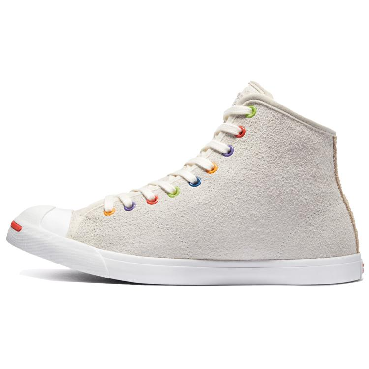 Converse Jack Purcell High top Canvas Shoes Unisex Velvet White