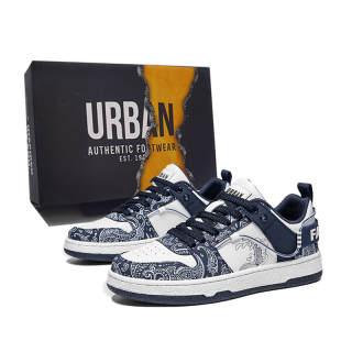 URBAN AUTHENTIC Microfiber Leather Slip Resistant Abrasion Resistant Slip Resistant Abrasion Resistant Low top