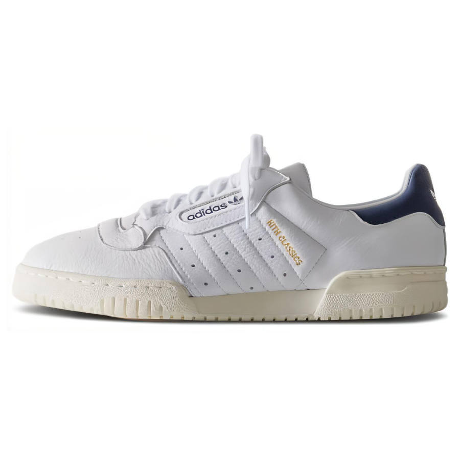 Adidas Originals x Kith Classics Powerphase "White/Navy" sneakers