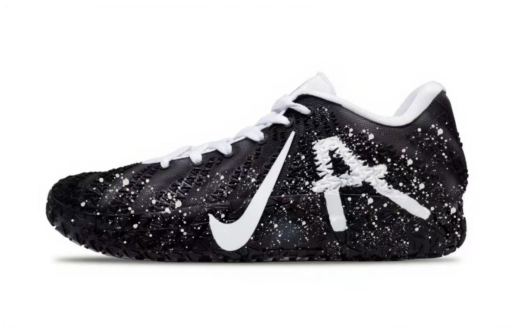 Nike Nike Ja Morant 3 Galaxy Fragment Abrasion Resistant Coverage Low top Basketball Shoes Men's Black White
