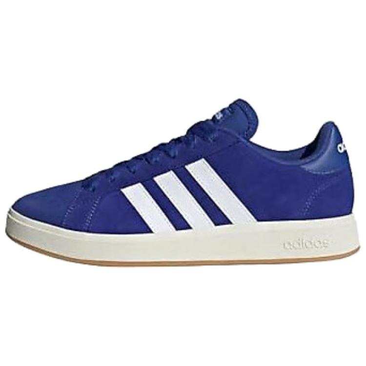 Adidas Adidas Grand Court Base 00s Synthetic Leather Abrasion Resistant Low top Skateboard Shoes Unisex Blue White