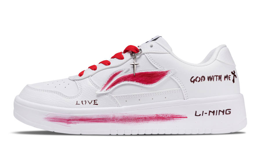Li-Ning Li Ning Floating Boat Dream Factory Coverage Cushioning Abrasion Resistant Low top Skateboard Shoes Unisex