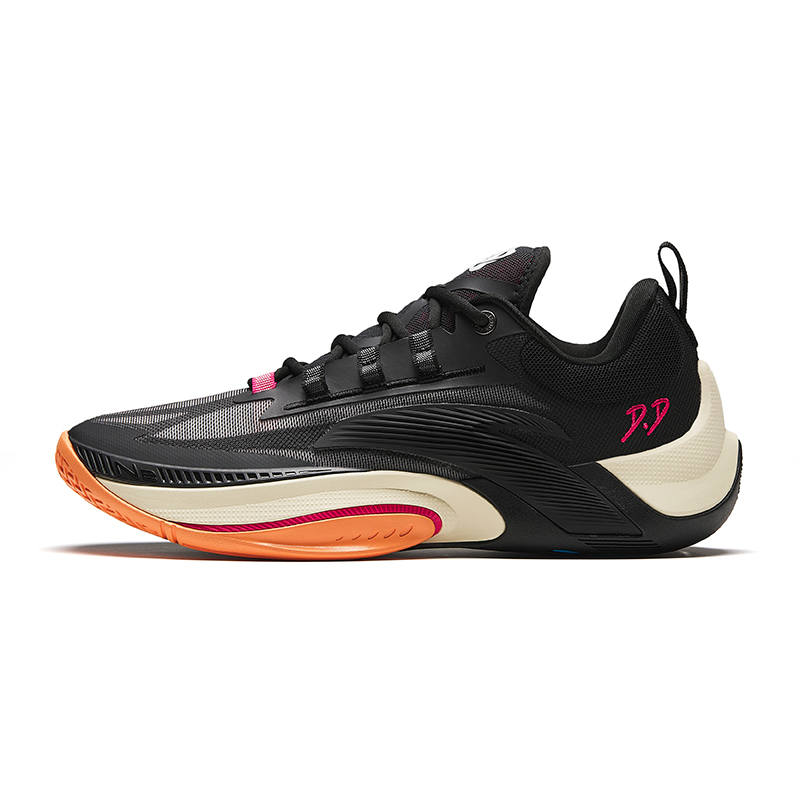 Anta Zap 1 Garden Nitrogen Technology Cushioning Slip Resistant Low top Basketball Shoes Men's Black