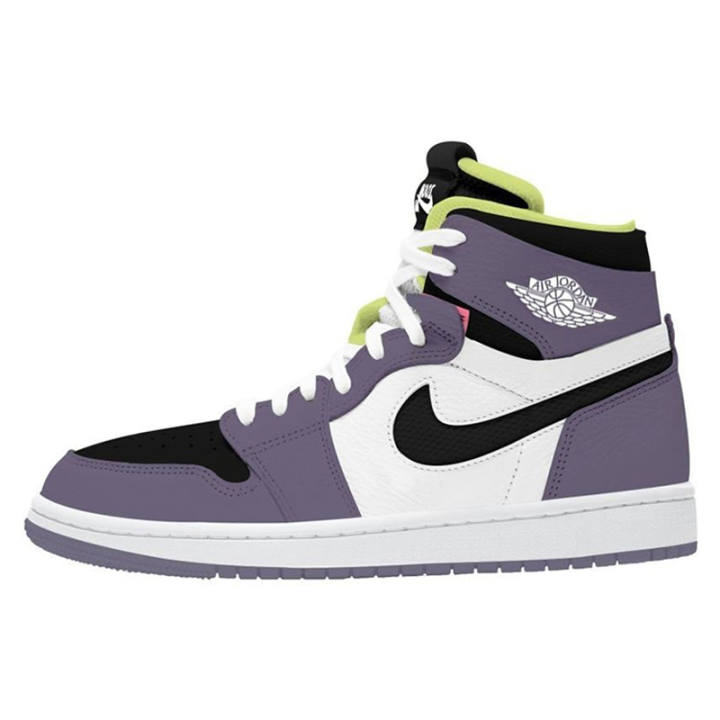 Jordan Jordan Air Jordan 1 Zoom Comfort Mesh, Synthetic Leather Trendy Cushioning Slip Resistant High top