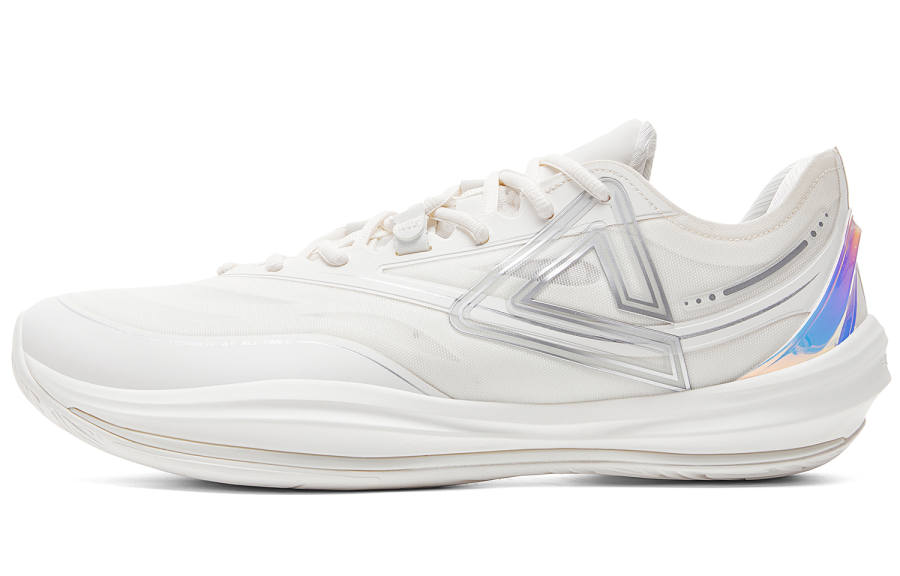 PEAK Light And Agile 3.0 Cushioning Slip Resistant Anti Rollover Low top Basketball Shoes Men's Ivory