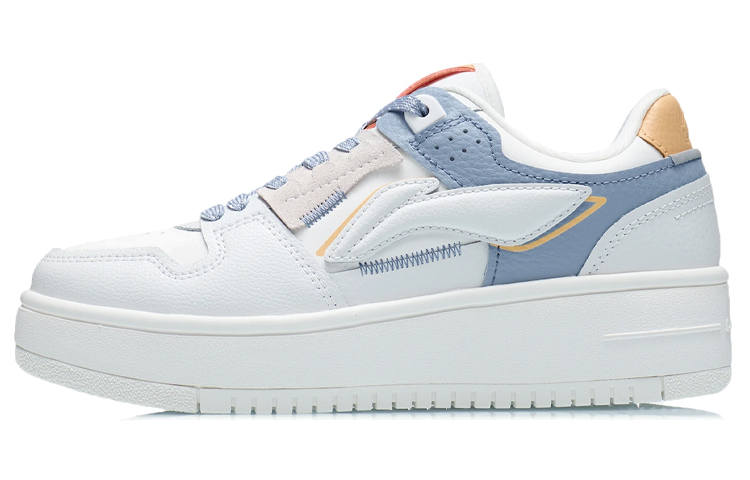 Li-Ning Li Ning Tianji Leather Reflective Slip Resistant, Abrasion Resistant, Lightweight, Breathable Low top Skateboard Shoes