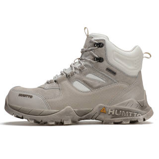 HUMTTO Fashion Vintage, Fleece Lined Trendy Slip Resistant, Abrasion Resistant, Thermal High top Hiking Shoes Men's