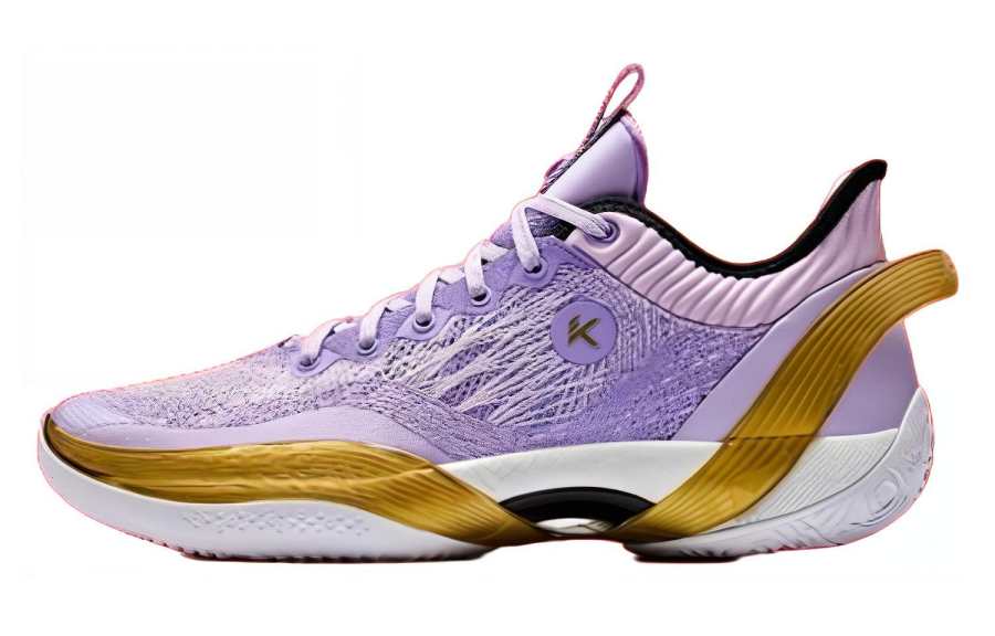 Anta Three point Rain1.0 Cushioning Abrasion Resistant Low top Basketball Shoes Men's Purple