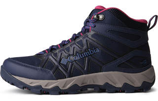 Columbia Textile, Synthetic Leather Comfortable Cushioning Slip Resistant Waterproof Mid top Hiking Shoes Women's