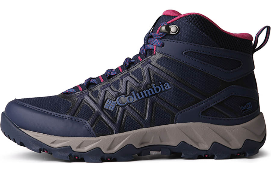 Columbia Columbia Textile, Synthetic Leather Comfortable Cushioning Slip Resistant Waterproof Mid top Hiking Shoes Women's