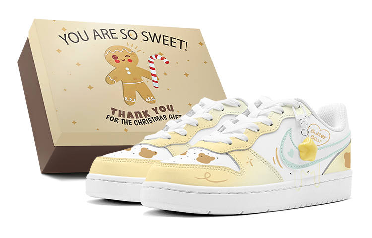 Nike Nike Court Borough Gift, Treasure Girl, Age Defying Outfits, Active Bear Cub Low top Skateboard Shoes GS Yellow Green
