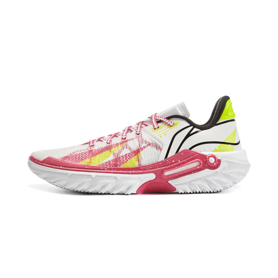 Li-Ning Li Ning Jie Ao 2 Basketball Shoes Men's Low Top White Red