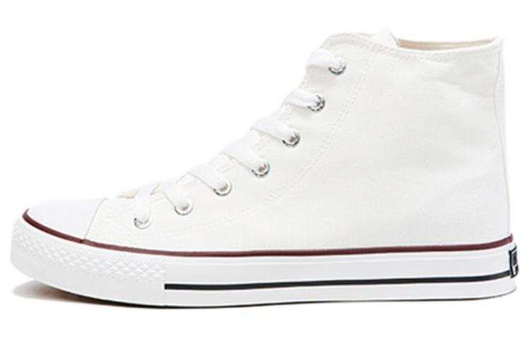 WARRIOR Warrior High top Canvas Shoes Unisex White