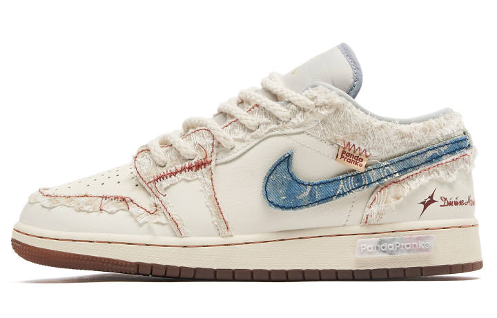 Jordan Jordan Air Jordan 1 Low Panda Mischief, Weaving Dreams, Intertwined Branch Casual