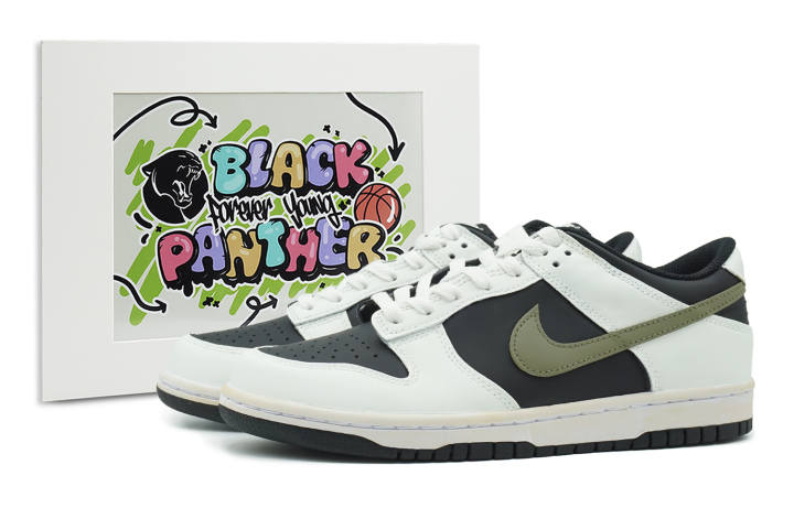 Nike Nike Dunk Low top Skateboard Shoes Men's Black White