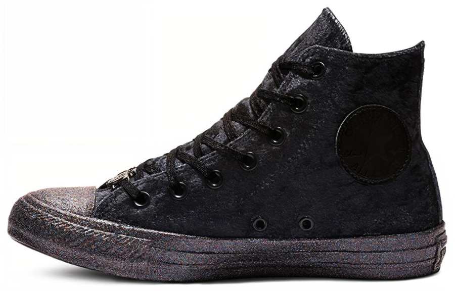 Converse Chuck Taylor All Star Miley Cyrus x Chuck Taylor All Star Wmns Converse Hi 'Black Silver' Women's