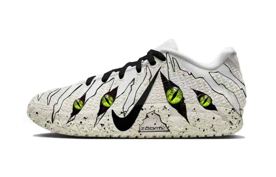 Nike Nike Ja Morant 3 Eye Of Greed Abrasion Resistant Low top Basketball Shoes Men's Black White
