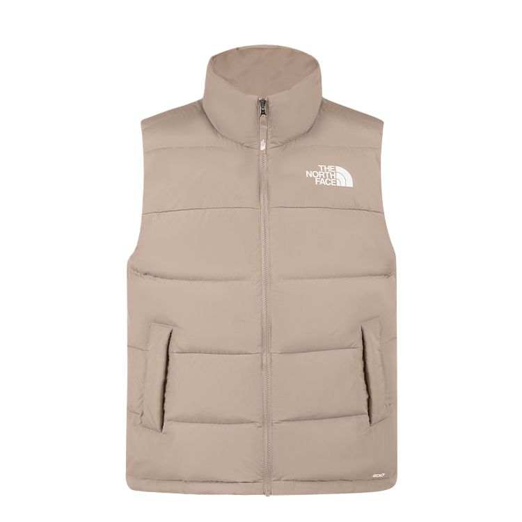 THE NORTH FACE Down Vests Men's BOX/Waste Brown Stand Collar Moderate Other