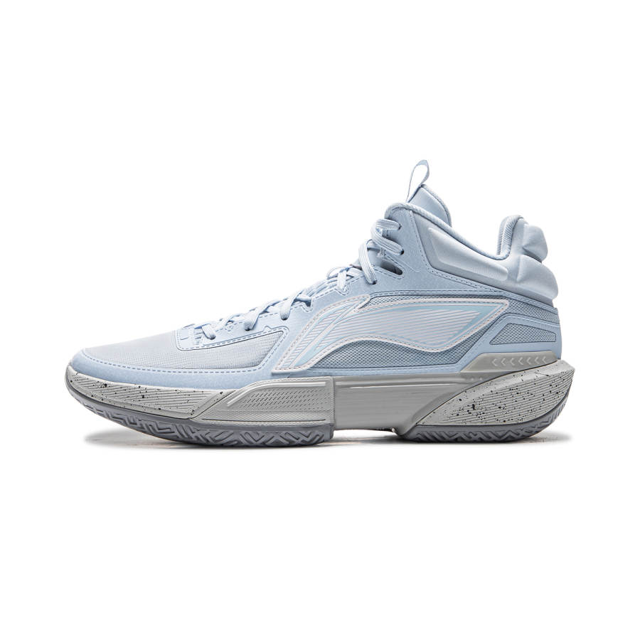 Li-Ning Li Ning Light Speed 2MID Cushioning Slip Resistant Abrasion Resistant Mid top Basketball Shoes Men's Blue