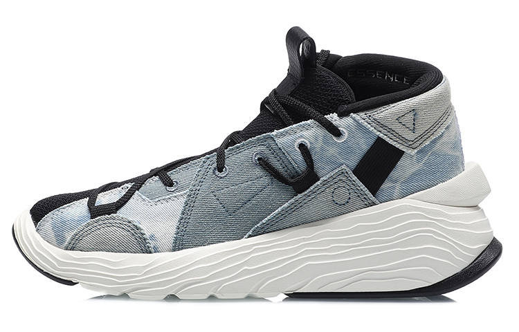 Li-Ning Li Ning Essence Enlightenment Kung Fu Winterized Low top Basketball Shoes Women's Black Blue