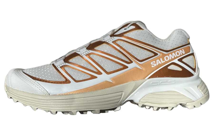 SALOMON XT Pathway Lace Up Low top Trail Running Hiking Shoes Unisex White Gold