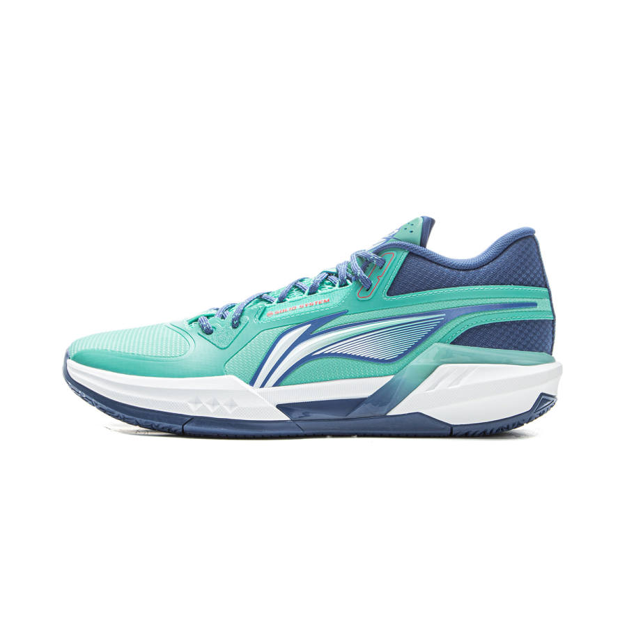 Li-Ning Li Ning Light Speed 3mid Low top Basketball Shoes Men's Pool Blue Deep Sail Blue