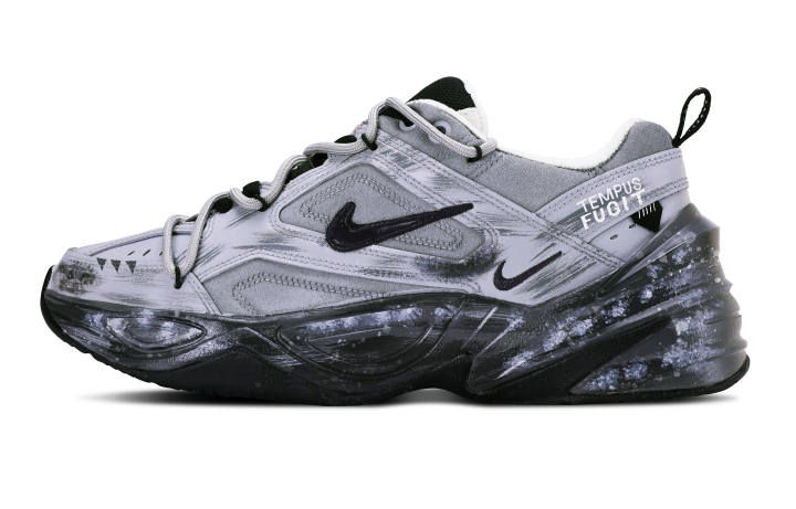 Nike Nike M2K Tekno Abrasion Resistant Abrasion Resistant Low top Chunky Sneakers Unisex Gray