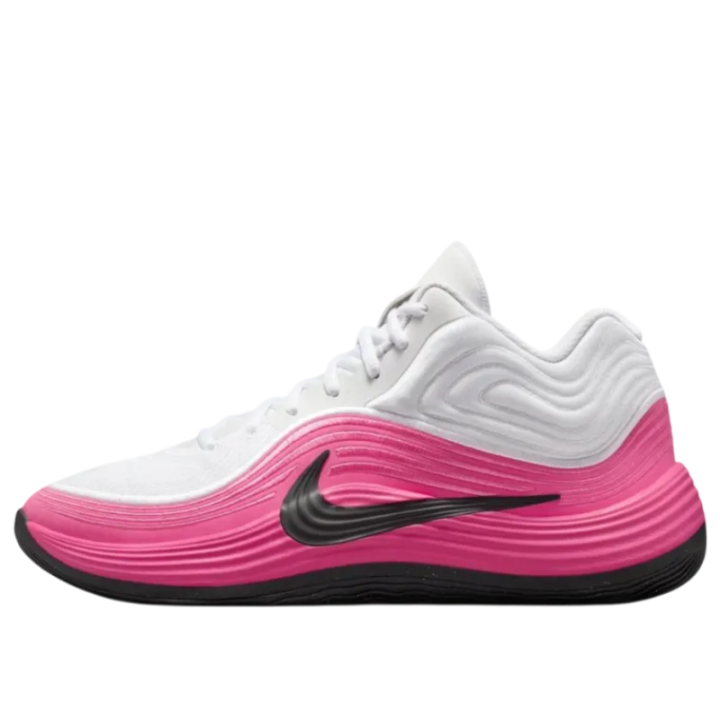 Nike Nike Precision 8 Mid top Basketball Shoes Unisex White Pink