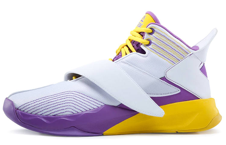 PEAK Speed Collection Hook and loop Cushioning Slip Resistant Abrasion Resistant Mid top Performance Basketball Shoes