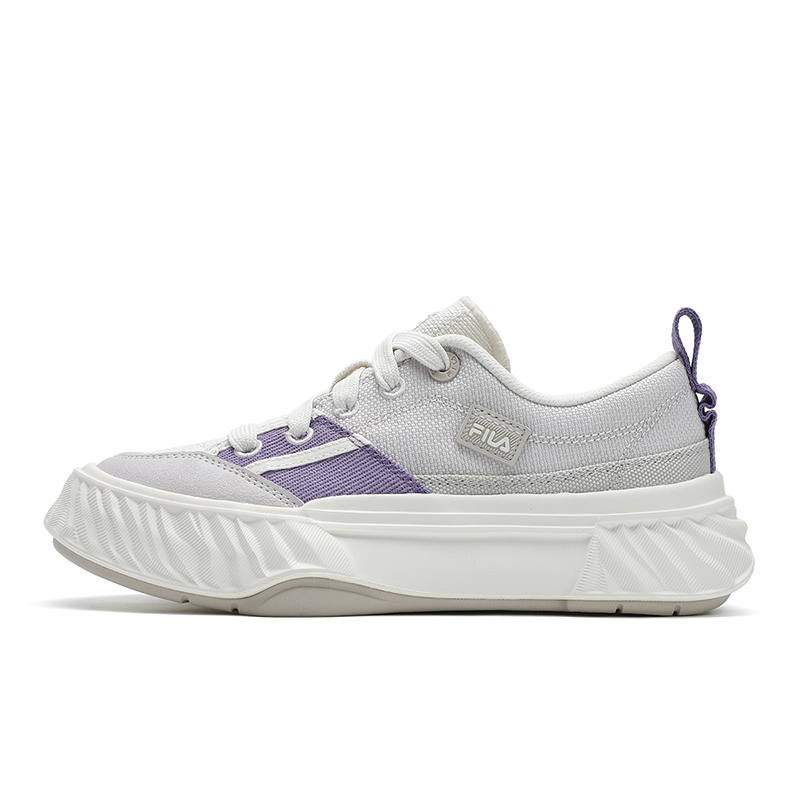 FILA Fosso Low top Canvas Shoes Women's Purple Gray