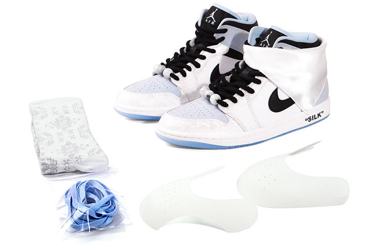 Jordan Jordan Air Jordan 1 Skateboard Shoes Men's White Blue